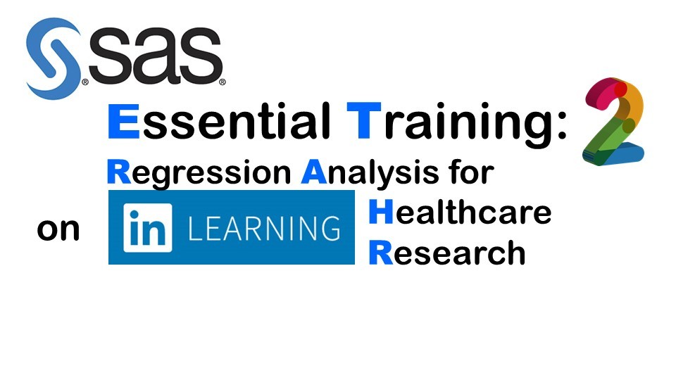 This course covers regression analysis in SAS, and shows how to fit linear and logistic regression models.