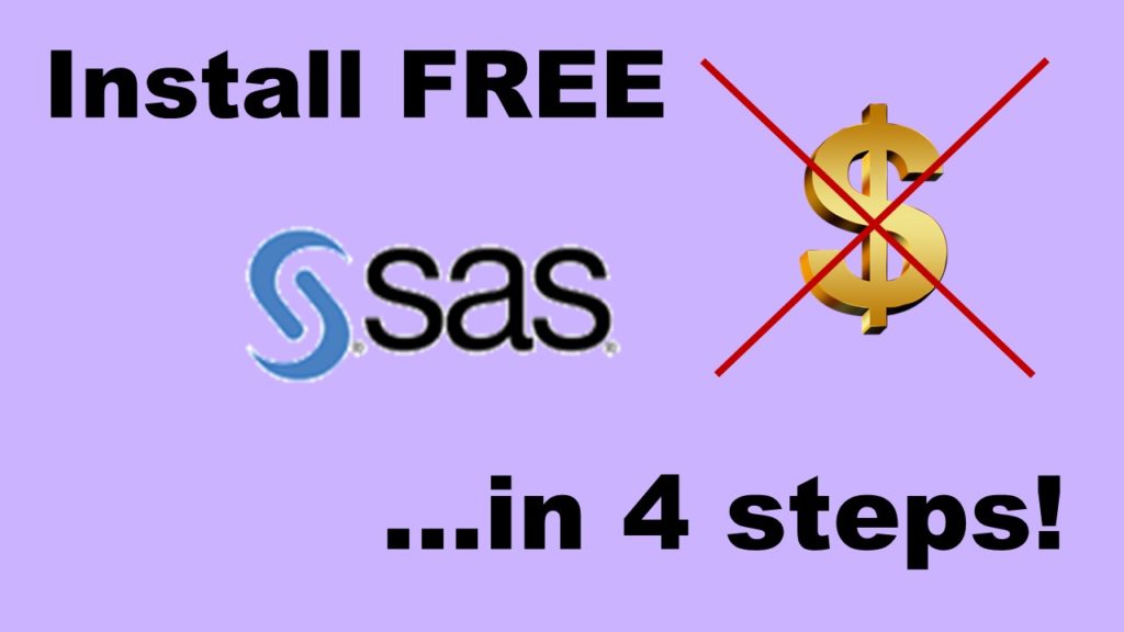 Install Free SAS in 4 steps Install Free SAS University Edition
