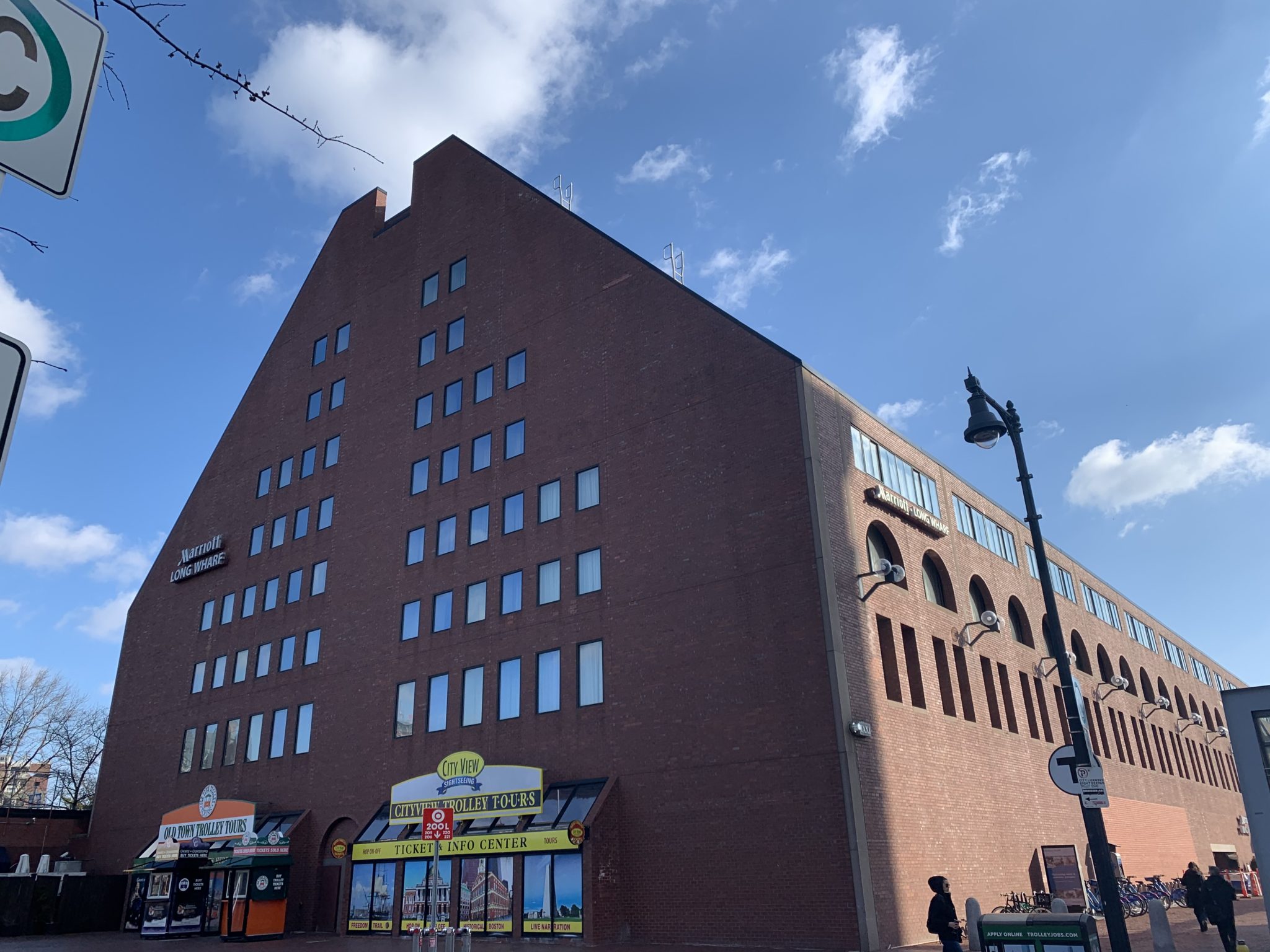 View of Marriott Long Wharf in Boston from Congress Street