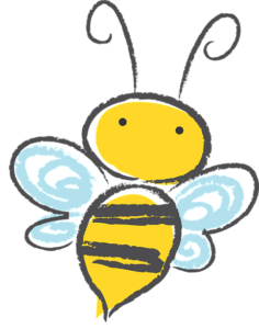 Drawing of a bee suggesting idea about data science