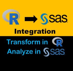 You can use SAS and R together in one project. I show you how to develop an analytic dataset in R and put it in SAS ODA for analysis.