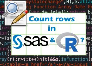 If you are a data scientist working with large datasets, you need to learn the commands to count both columns and rows in the dataset, whether you are using SAS or R.