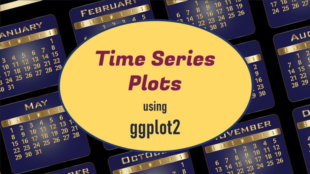 Time series plots can be customized if you use package ggplot2 in R. You can place labels and configure axes.