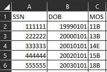 Sometimes if you get confused about data, you can ask your data provider to make up a few fake records that follow validation rules for you.