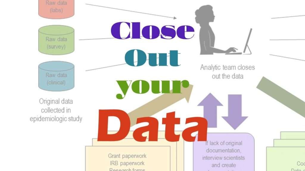 If your research data are messed up, and you cannot complete your analysis, ask yourself - did I make a mistake during data close-out?