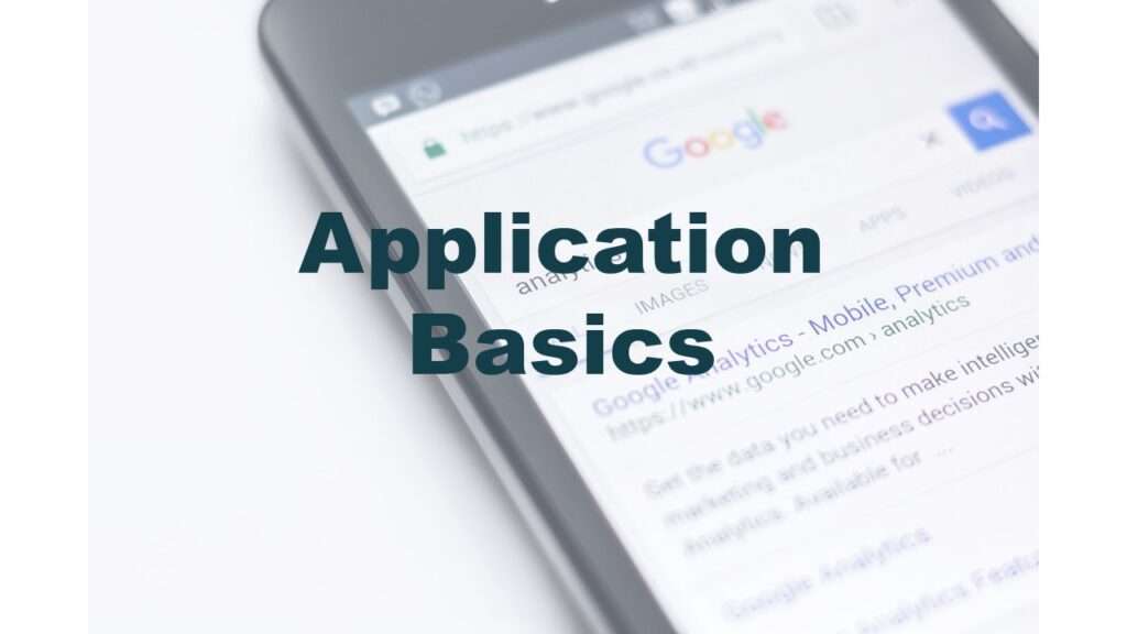 If you want to learn about analyzing data from applications, you need to learn about application architecture.