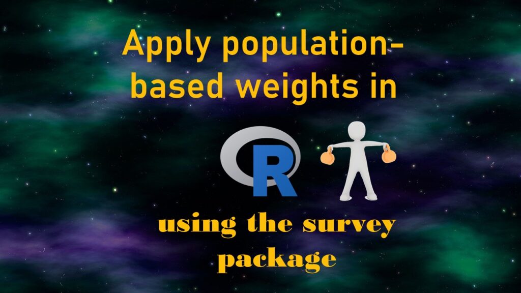 You can do a population-based analysis if the original dataset used multi-stage sampling.