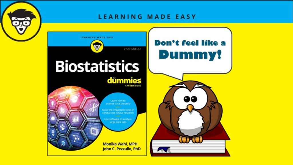 Get the updated Biostatistics for Dummies book